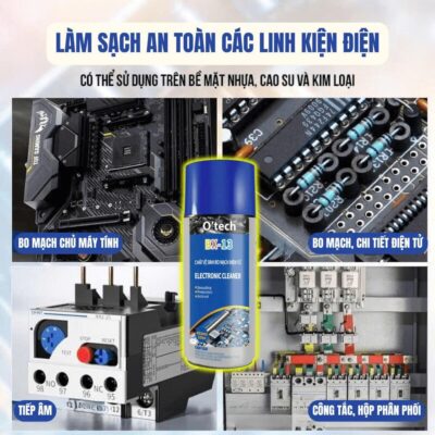 Bình xịt vệ sinh bo mạch điện tử O’tech BX-13 sẽ đánh bay mọi vết bẩn trên bo mạch của bạn