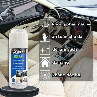 Tác dụng hữu ích của bọt vệ sinh đa năng O’tech BX-10 