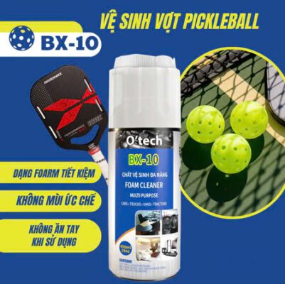 Công dụng vệ sinh vợt Pickleball tuyệt vời và vô cùng hiệu quả của O’tech BX-10 