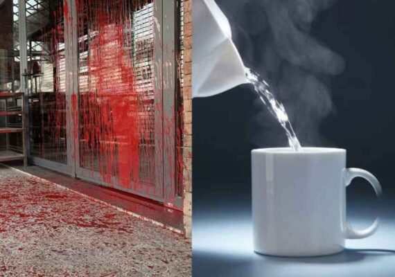 Tẩy sơn dính trên kính bằng nước ấm là một phương pháp đơn giản và hiệu quả tại nhà 