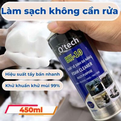 Vệ sinh điều hòa tại nhà vô cùng tiện lợi và hiệu quả cùng với O'tech BX-10