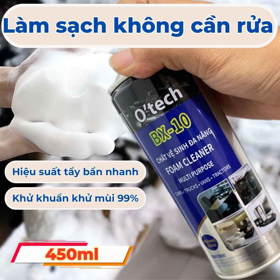 Vệ sinh điều hòa tại nhà vô cùng tiện lợi và hiệu quả cùng với O'tech BX-10