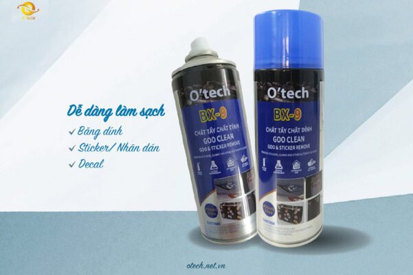 Tẩy kẹo cao su dính trên quần áo cực kỳ tiện lợi và hiệu quả cùng với O’tech BX-9 