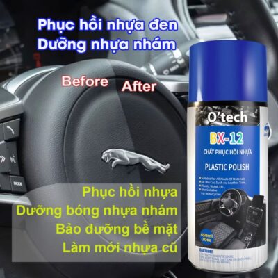 Phục hồi và tẩy trắng nhựa bị ố vàng vô cùng hiệu quả với O’tech BX-12