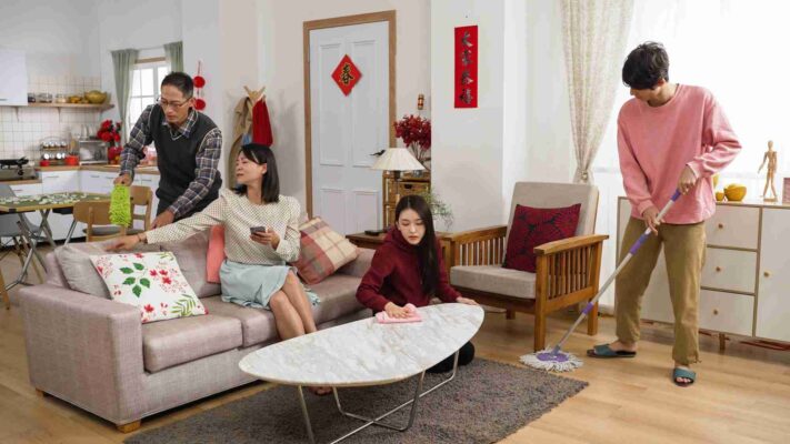 Khi dọn nhà đón Tết thì phải tuân thủ theo các quy tắc cơ bản 